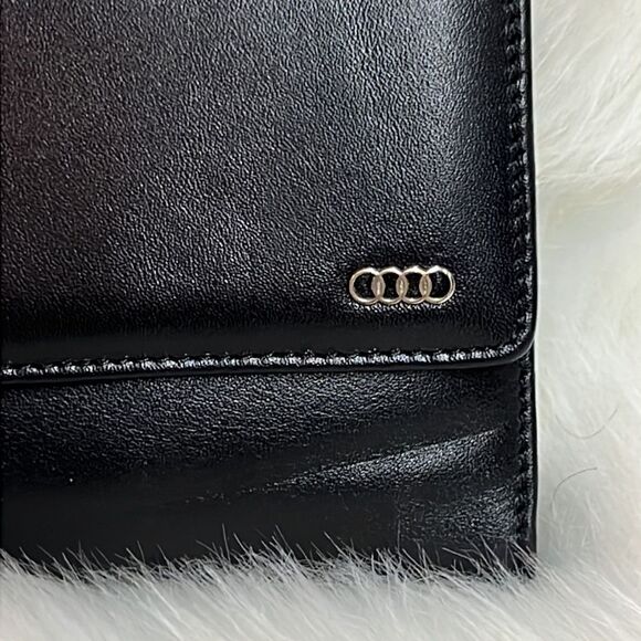 Audi Black Leather Wallet D6 - Picture 2 of 6